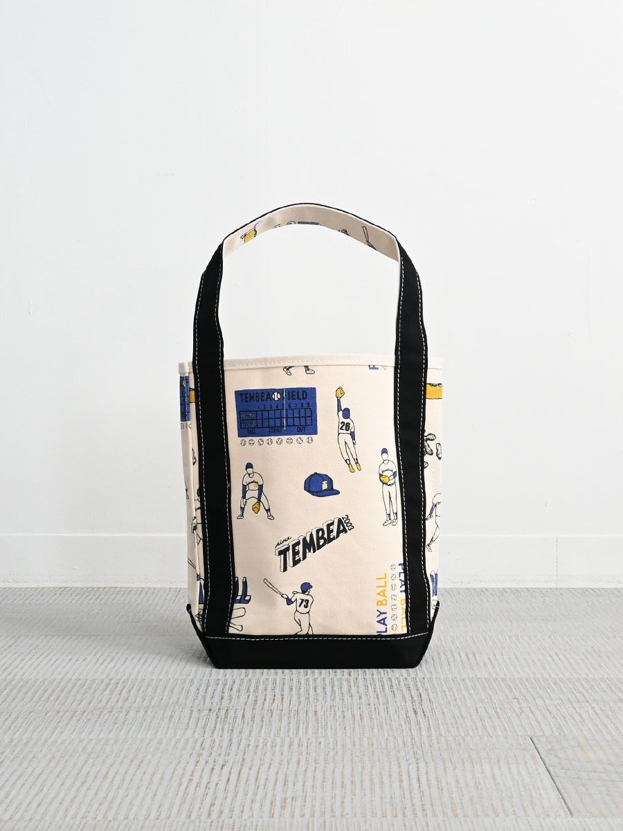 TEMBEA(テンベア) BAGUETTE TOTE SMALL PRINT BASE BALL