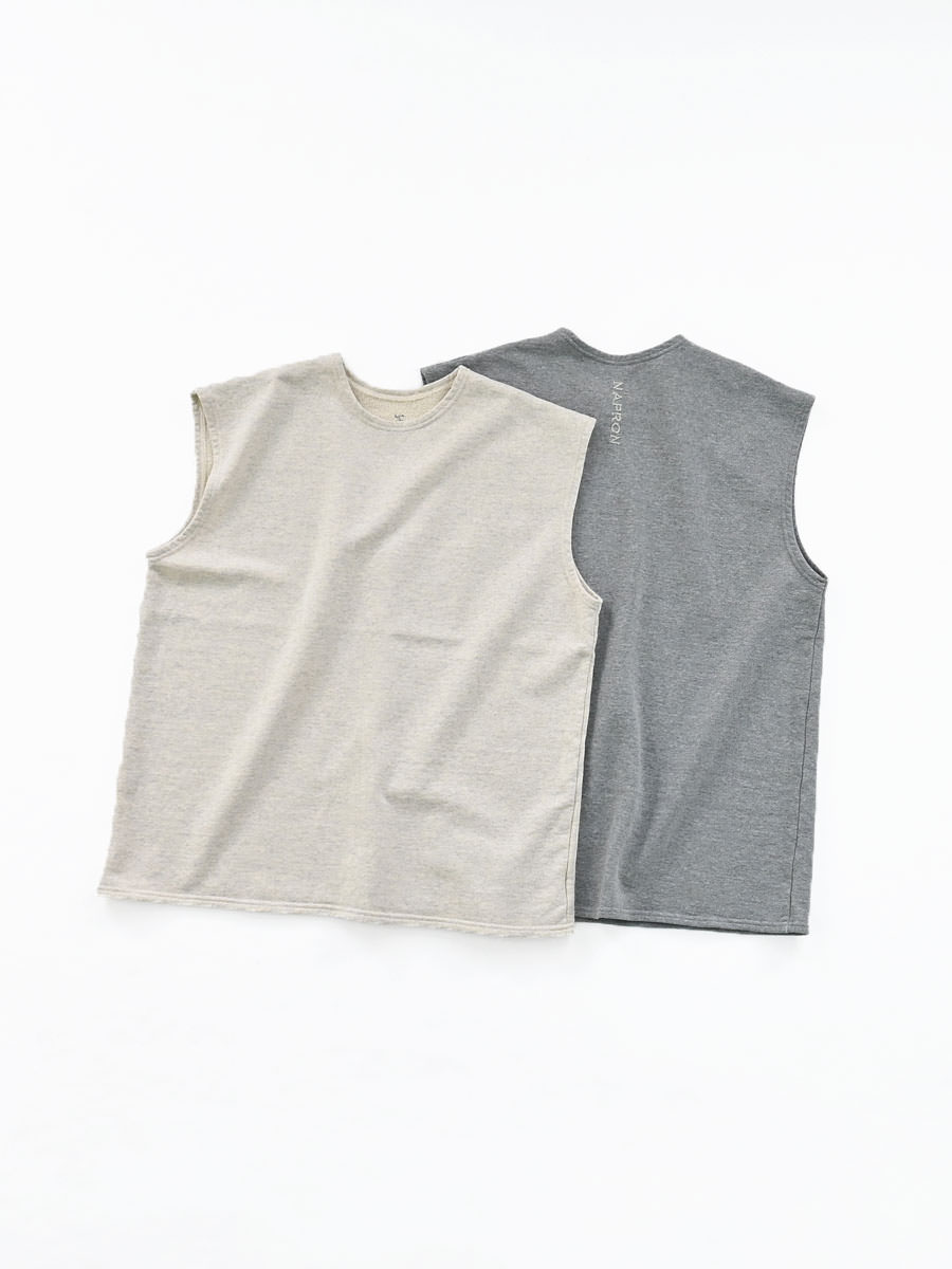 NAPRON (ナプロン)　SLEEVELESS SWEAT