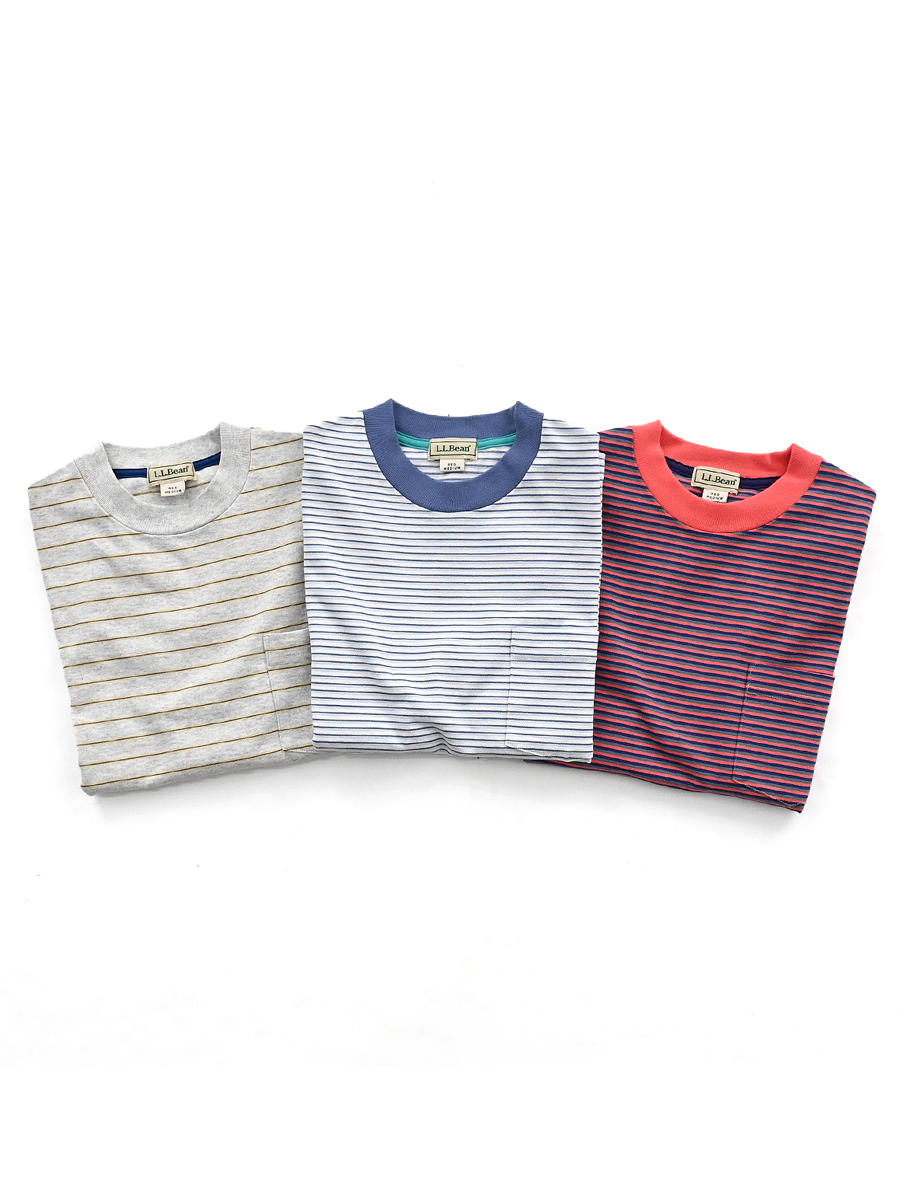 L.L.Bean(エルエルビーン) ユニオン・ショートスリーブ・ストライプ・Tシャツ