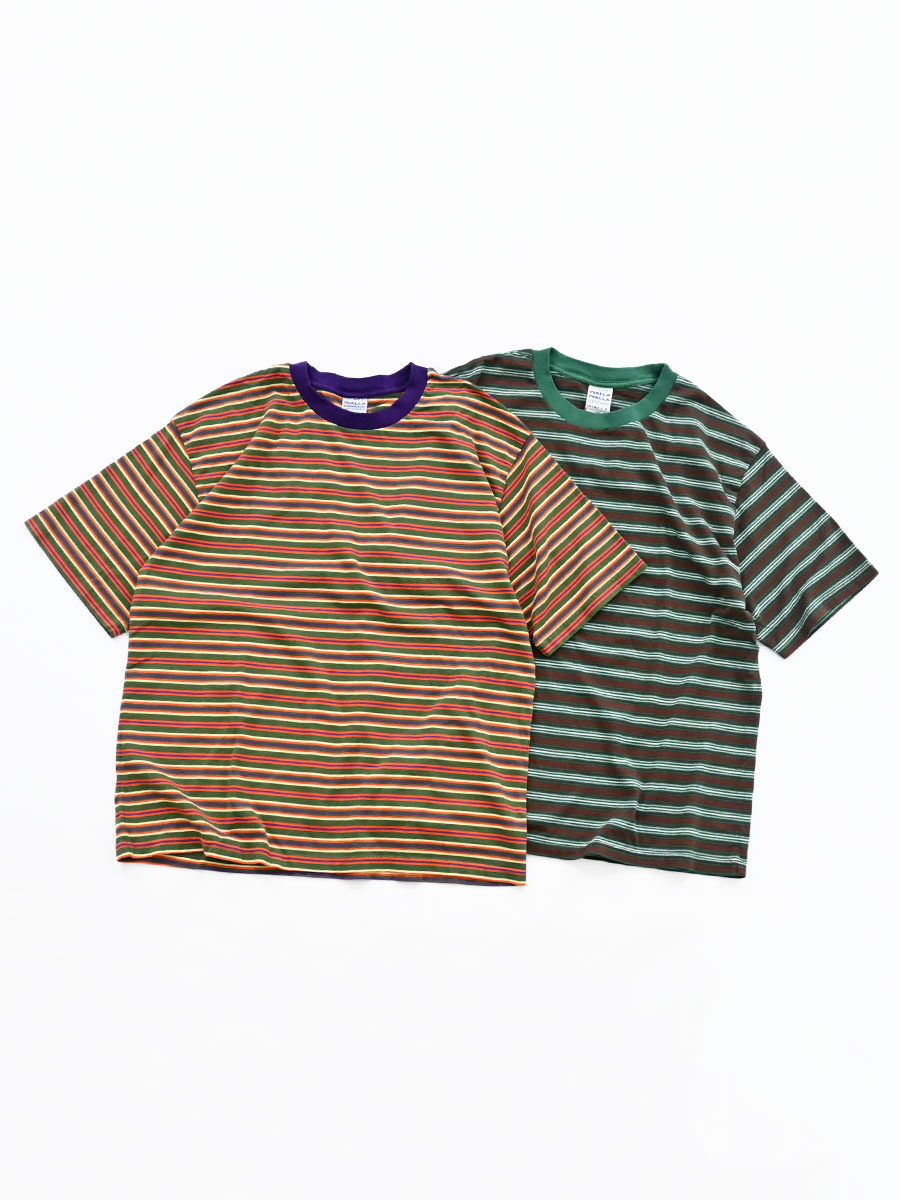 WALLA WALLA SPORT(ワラワラスポーツ) S/S STRIPE TEE