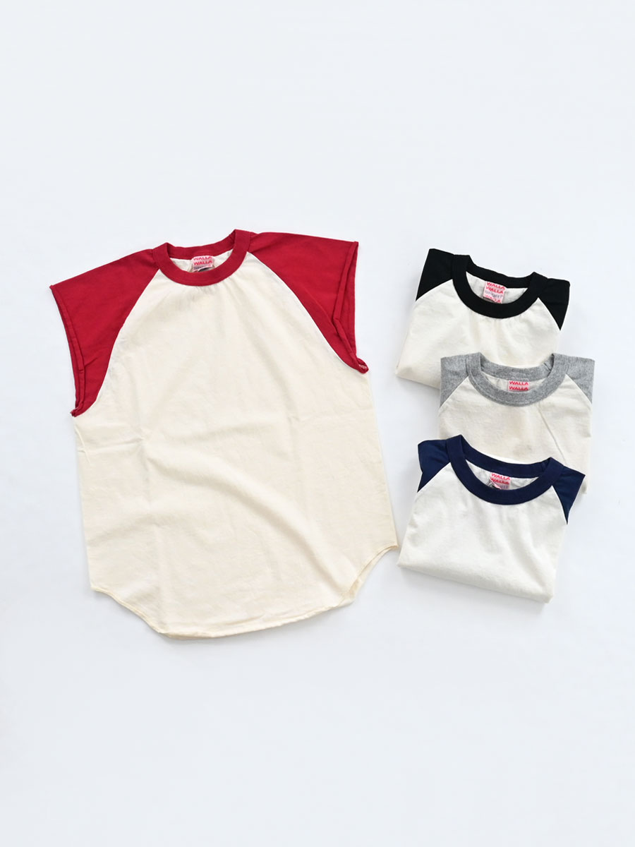 WALLA WALLA SPORT(ワラワラスポーツ) FRENCH SLEEVE BASEBALL TOP