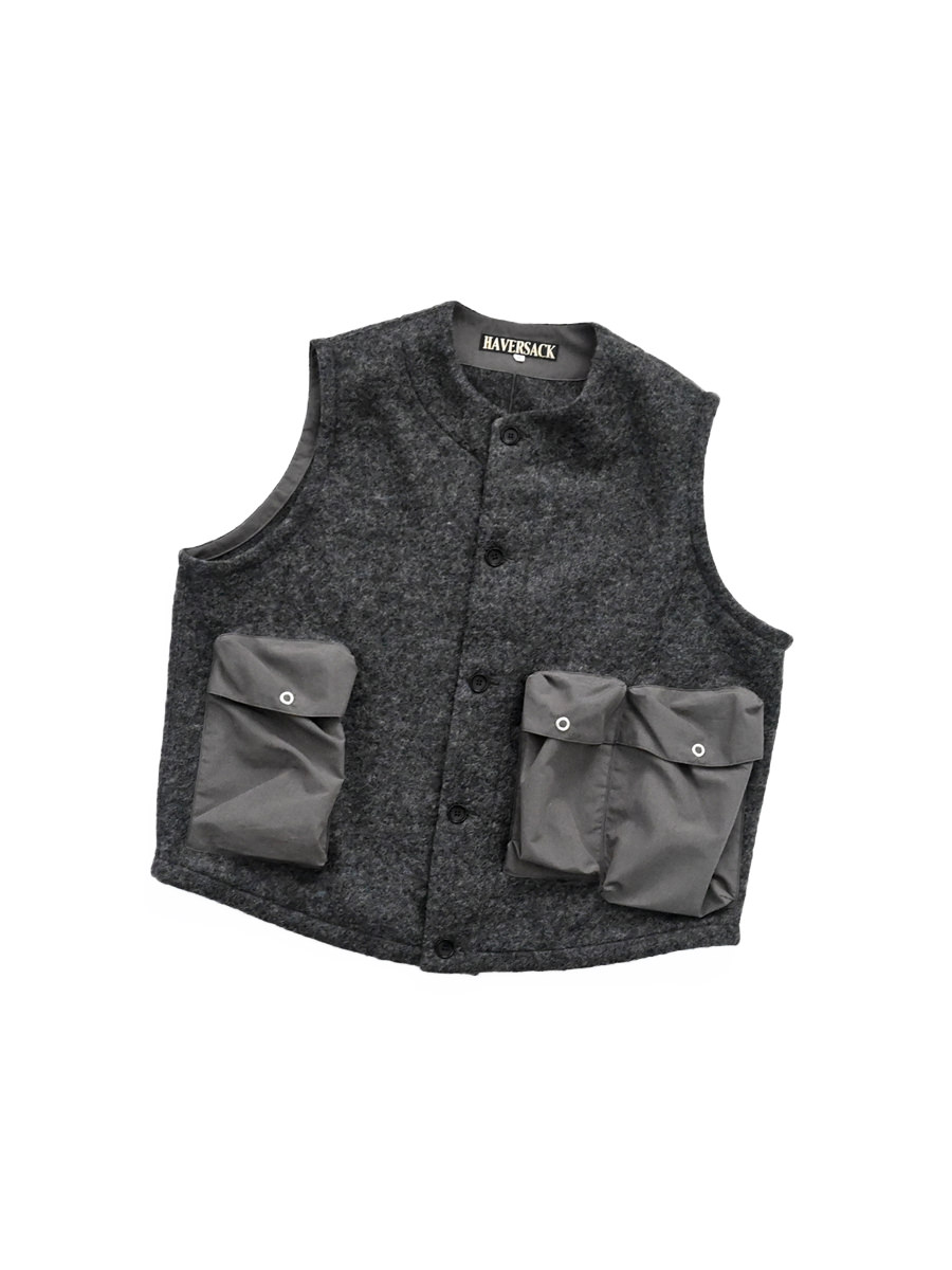 HAVERSACK(ハバーサック) スライバーニット ベスト 