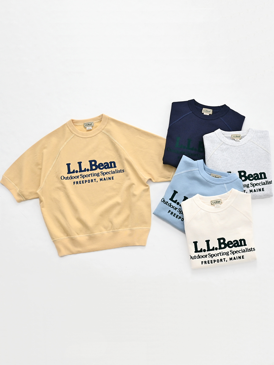 L.L.Bean(エルエルビーン) ポーテージ・ショートスリーブ スウェットシャツ