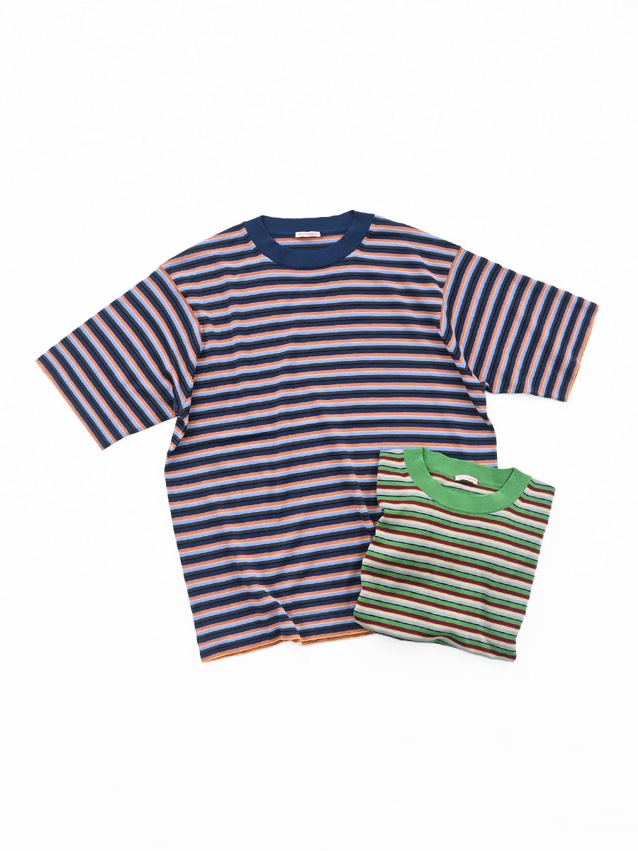 RYE TENDER（ライテンダー）CENTRE TEE - MIX STRIPE