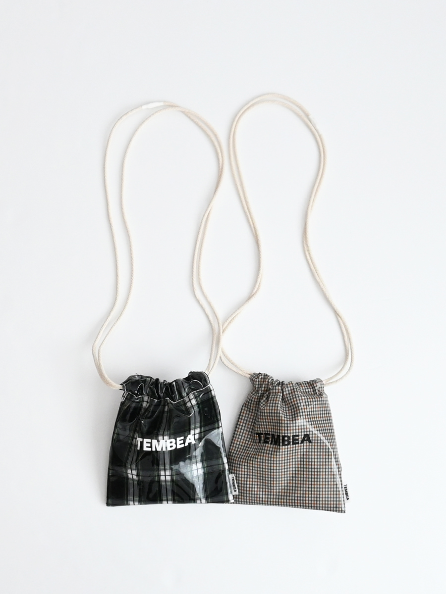 TEMBEA(テンベア) 巾着 POCHETTE-CHECK