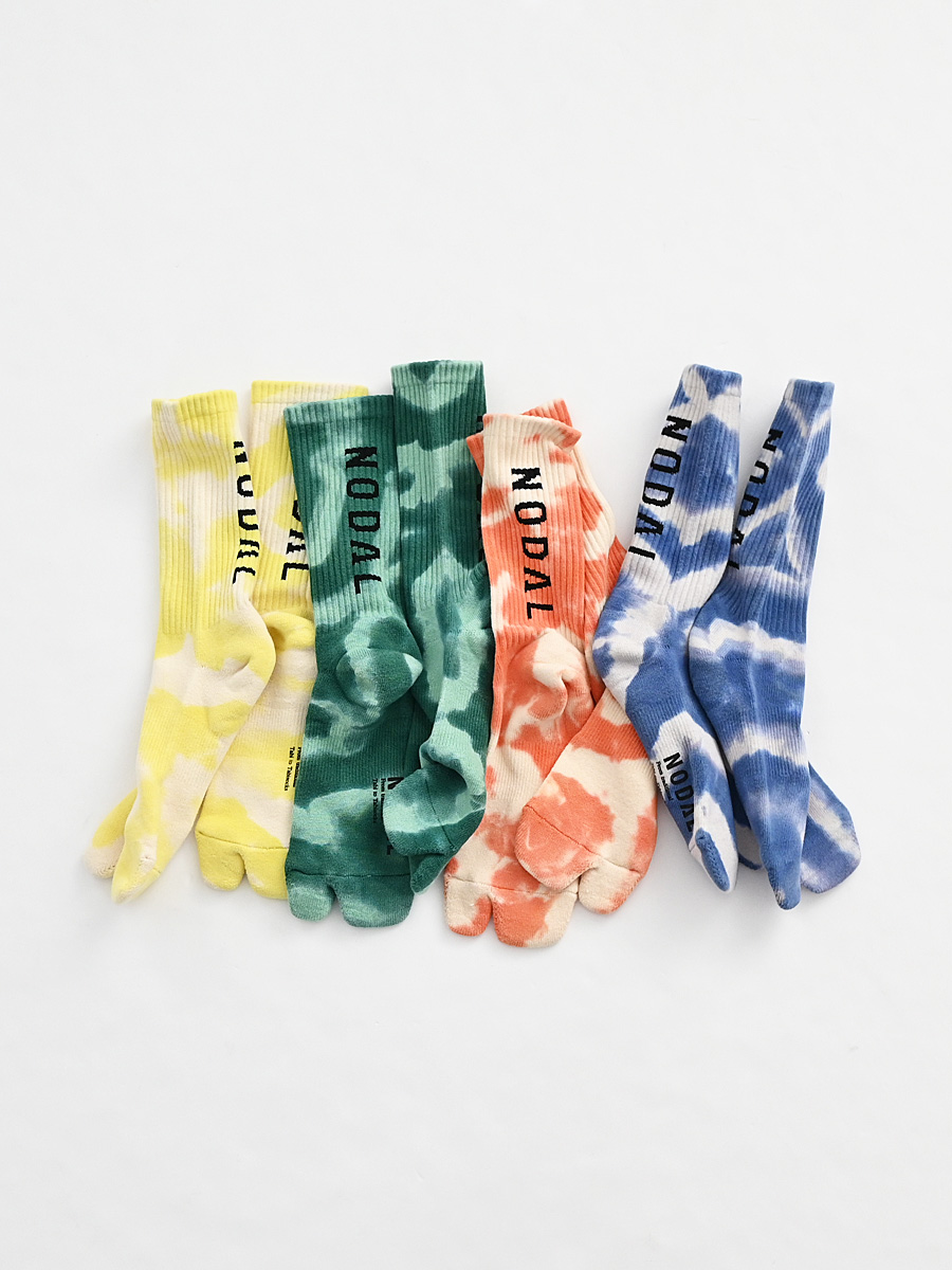NODAL (ノーダル)　Tie Dye Logo Sock