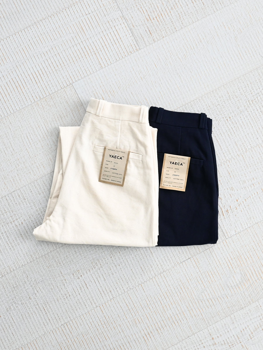 ヤエカ　チノパンツ　美品 YAECA (ヤエカ) CHINO CLOTH PANTS TACK TAPERED / チノクロスパンツ