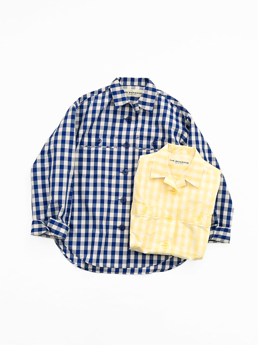 Shinzone(シンゾーン) GINGHAM CHECK SHIRT
