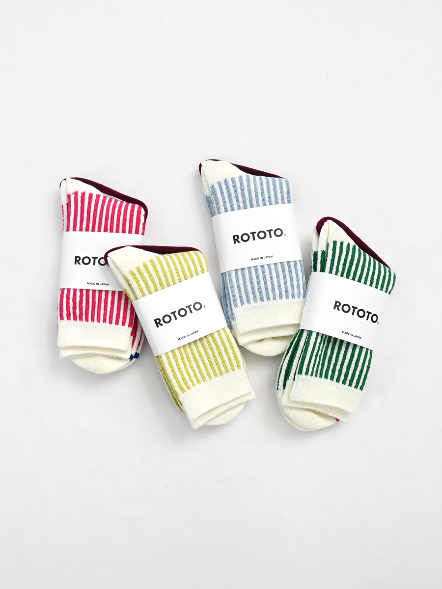 ROTOTO(ロトト) VERTICAL STRIPE SOCKS
