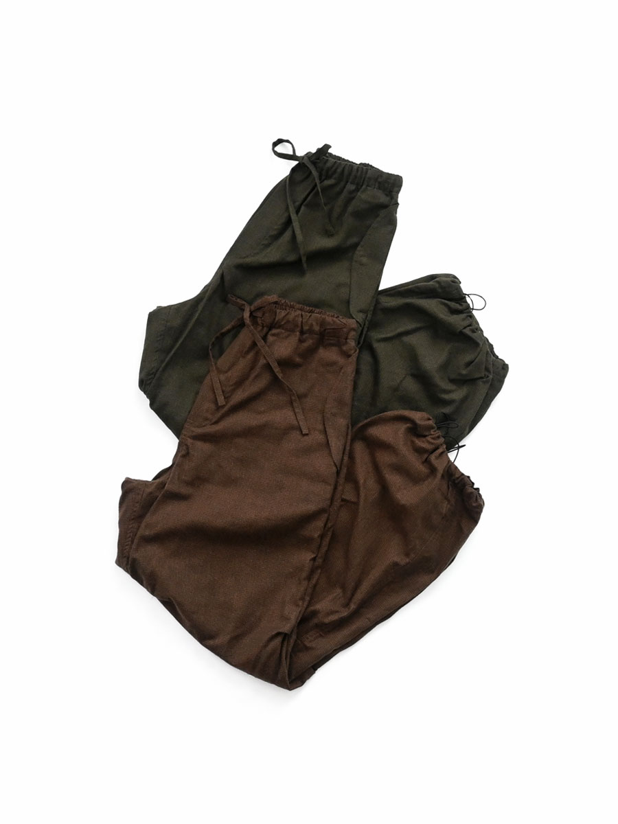 PHEENY(フィーニー)　Cotton Tencel Check Snow Pants
