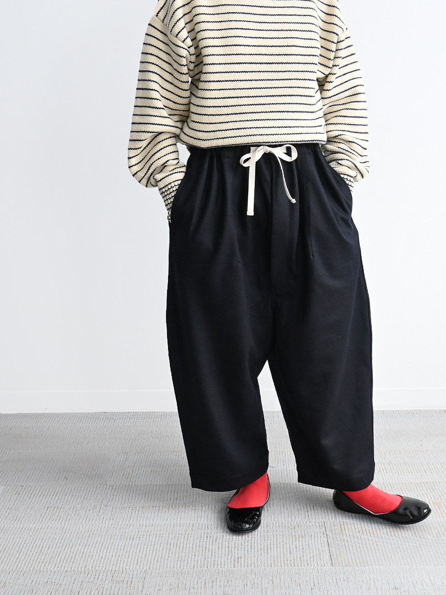 HAVERSACK(ハバーサック) 圧縮ウール イージーパンツ