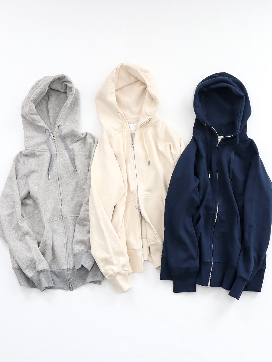 maillot (マイヨ) Heavy Sweat Zip Parka (ヘヴィースウェット・ジップ  
