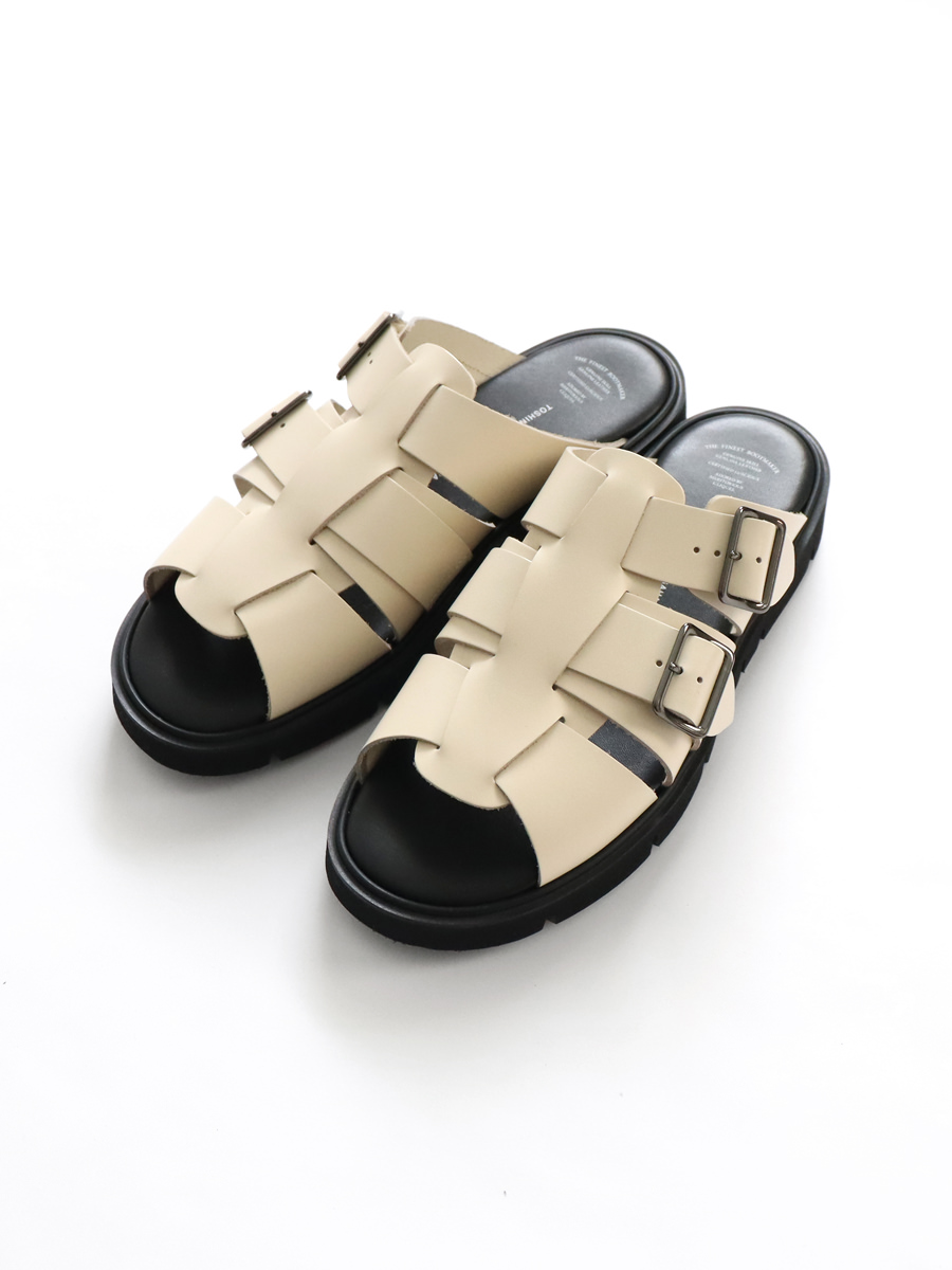 【30%OFF】BEAUTIFUL SHOES(ビューティフルシューズ) GURKHA SANDALS -IVORY