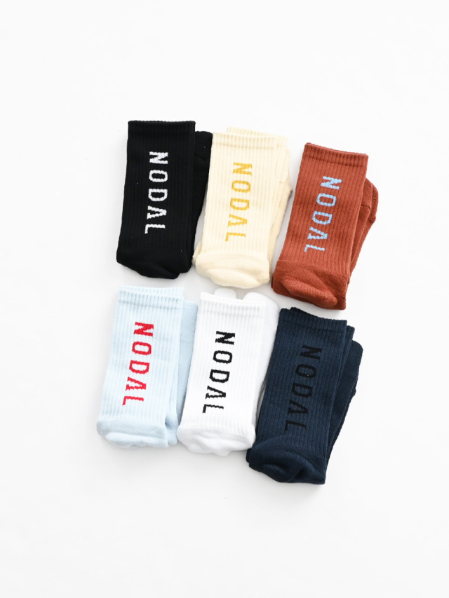 【30%OFF】NODAL (ノーダル)　LOGO SOCKS