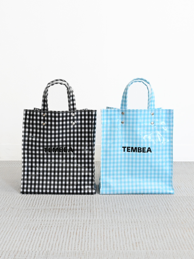 TEMBEA(テンベア) PAPER TOTE SMALL GINGHAM