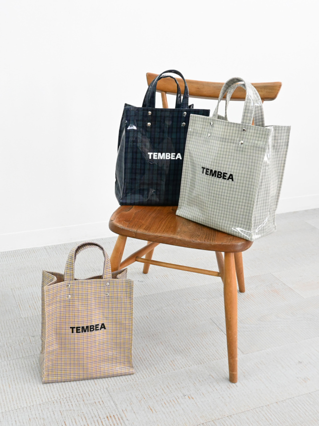 TEMBEA(テンベア) PAPER TOTE SMALL CHECK