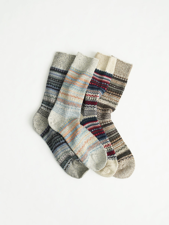 ROTOTO (ロトト)　ノルディック パターンソックス