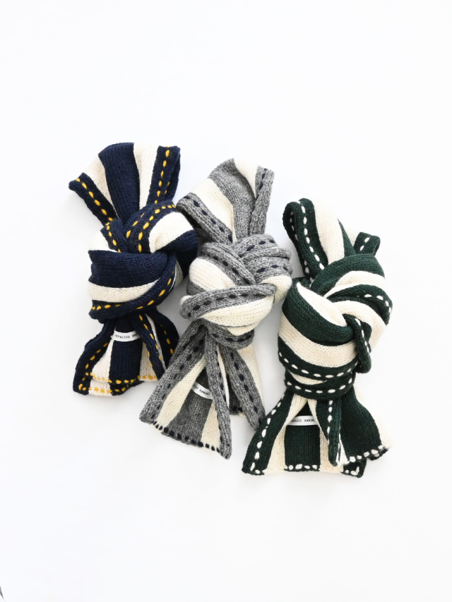 【50%OFF】ONE FIFTH（ワンフィフス）　HANDKNIT STITCH STOLE  -ナイモノねだり