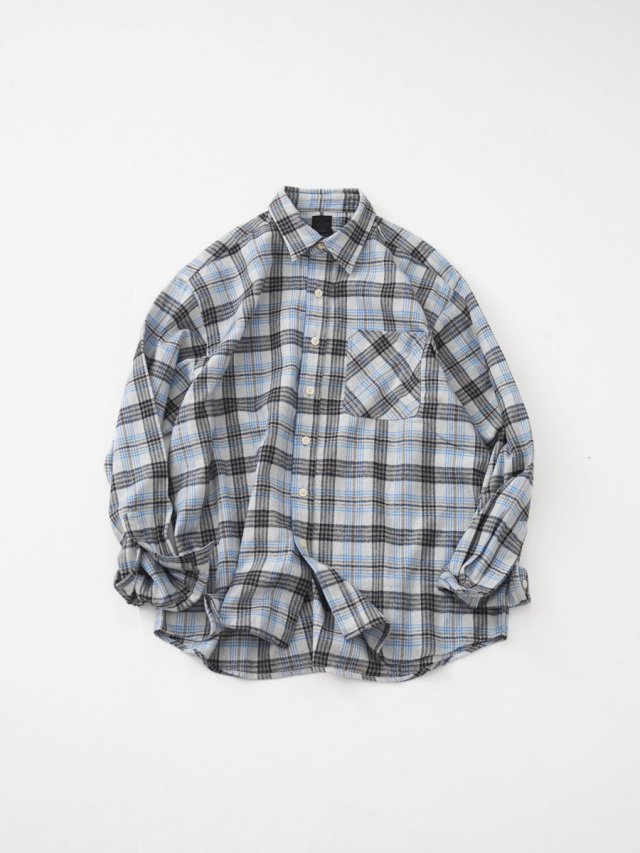 maillot (マイヨ)　Flannel Check Shirt (フランネルチェックシャツ) MAS-25290