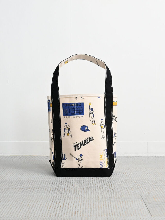 TEMBEA(テンベア) BAGUETTE TOTE SMALL PRINT BASE BALL