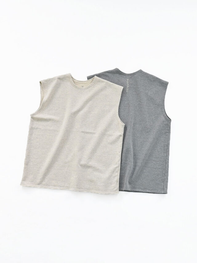 NAPRON (ナプロン)　SLEEVELESS SWEAT