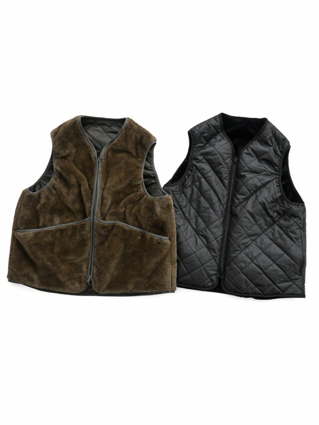 DAIWA PIER39(ダイワ ピアサーティナイン) W's TECH REVERSIBLE BRITISH HUNTER FUR VEST