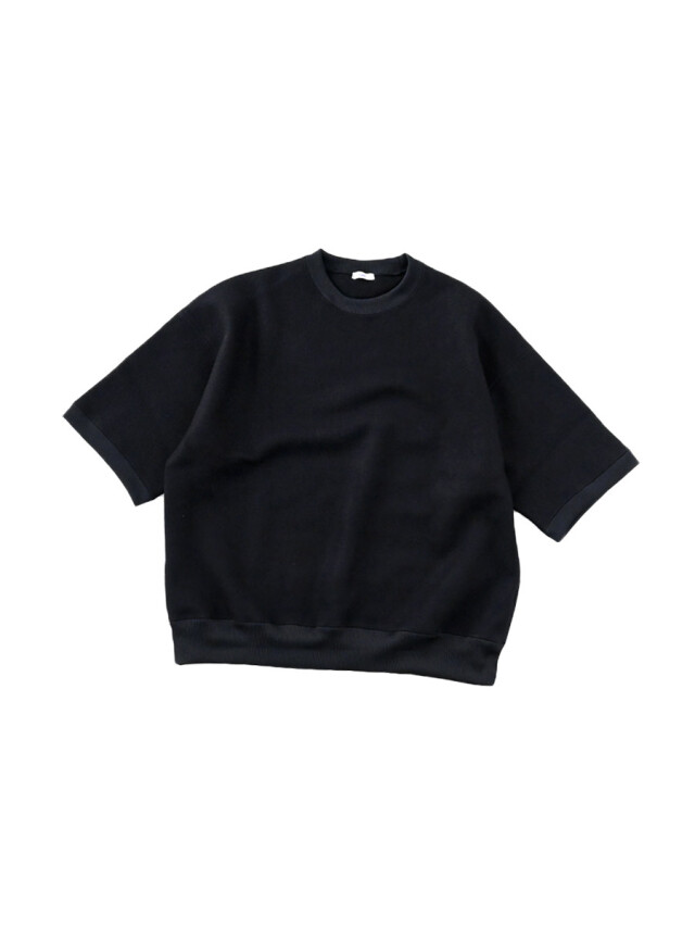 maillot mature(マイヨマチュア)　cut melton s/s trainer  (カットメルトン半袖トレーナー) MAC-25209