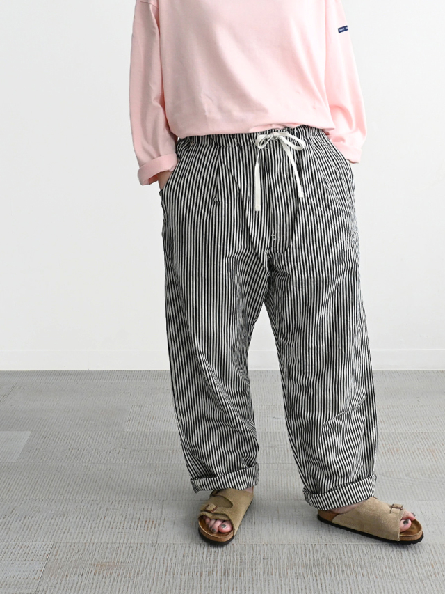 A VONTADE(ア ボンタージ)　Mil. Easy Pants -Hickoly Hardtwist Chambray- VTD-0503-PT