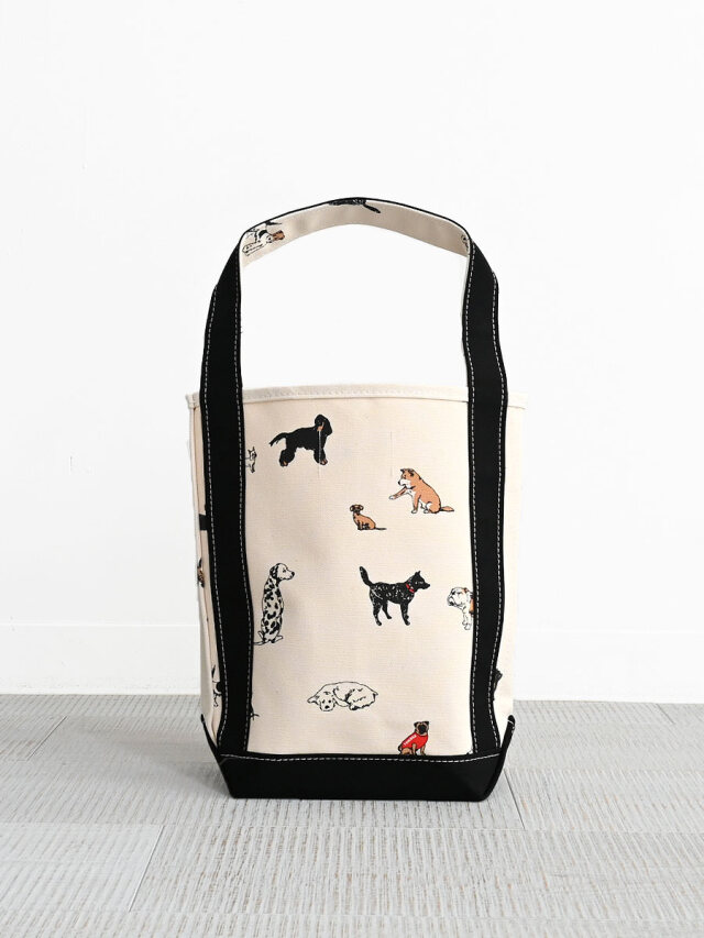 TEMBEA(テンベア) BAGUETTE TOTE SMALL PRINT -  DOG柄