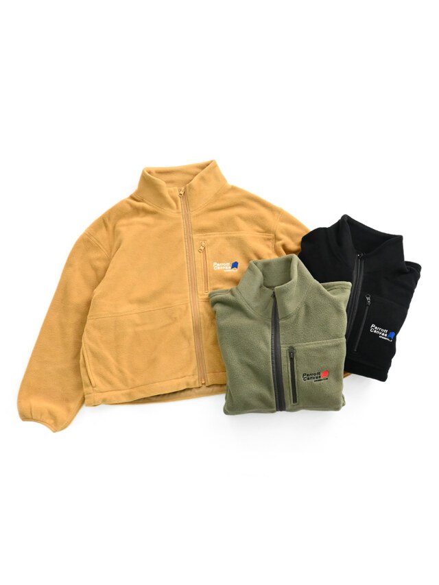 PARROTT CANVAS(パロットキャンバス) Full-zip Fleece Jacket
