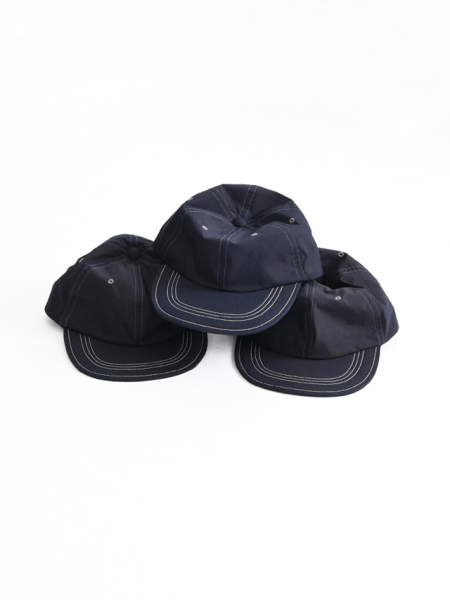 【30%OFF】 LANKAS (ランカス) × ill (イル)　コットンナイロン インディゴ リフレクターキャップ