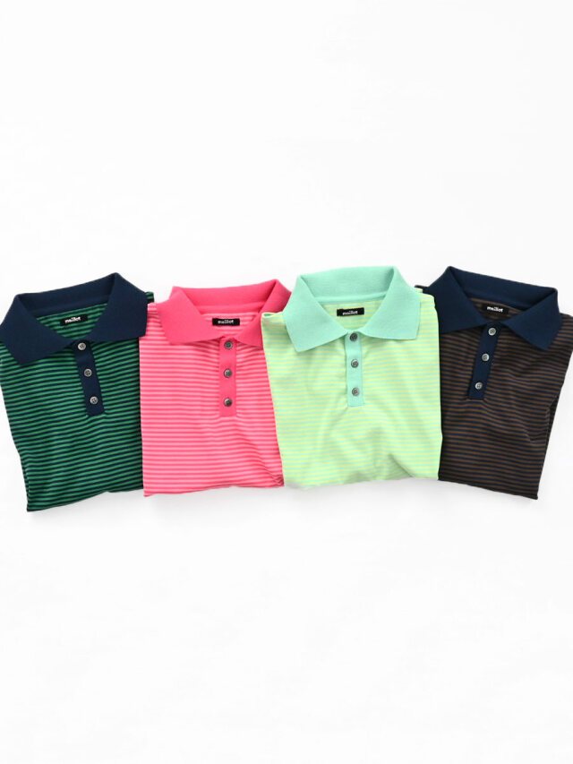 maillot mature(マイヨマチュア) border polo (ボーダーポロ) MAK-24172