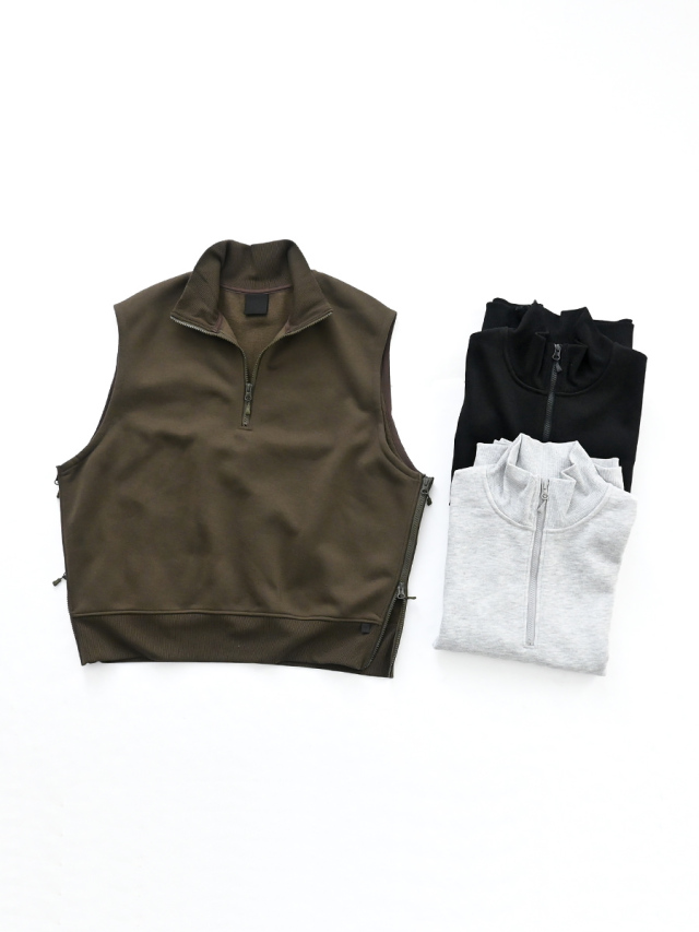 DAIWA PIER39(ダイワ ピアサーティナイン)  W's TECH SWEAT ZIP VEST PULLOVER