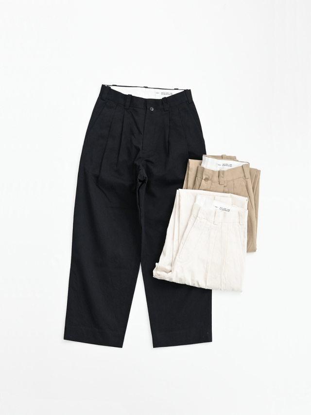 YAECA(ヤエカ) 2タックテーパードチノ (12061601)