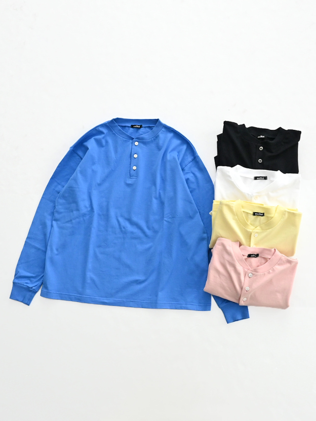 maillot mature(マイヨマチュア)　Cotton Henley-Tee (コットンヘンリーTee) MAC-26163