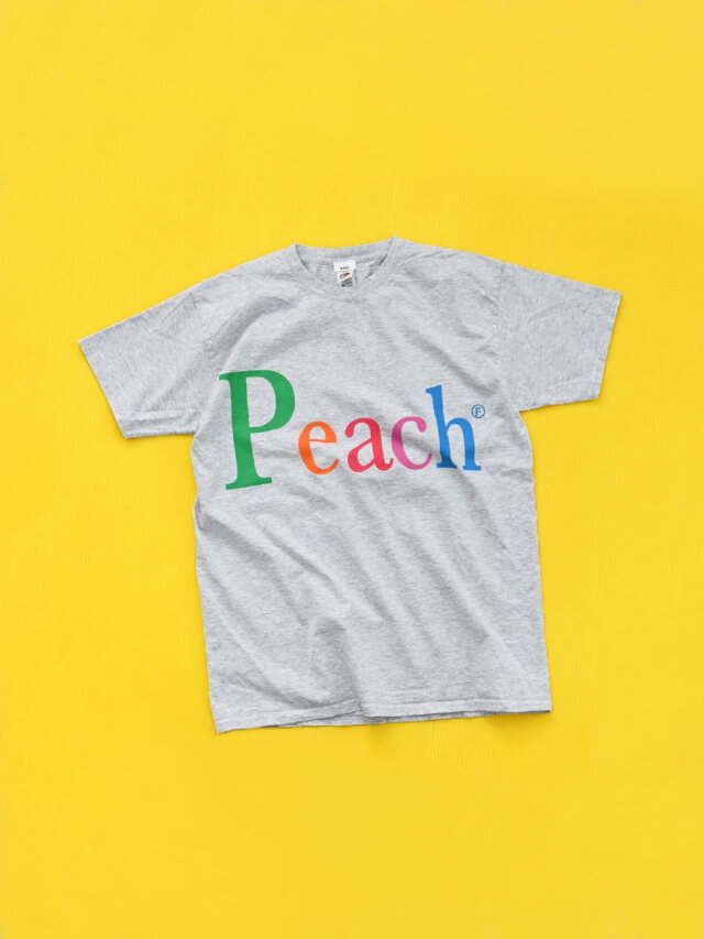 byeA.(バイエー) NOT APPLE TEE Peach (全3色)