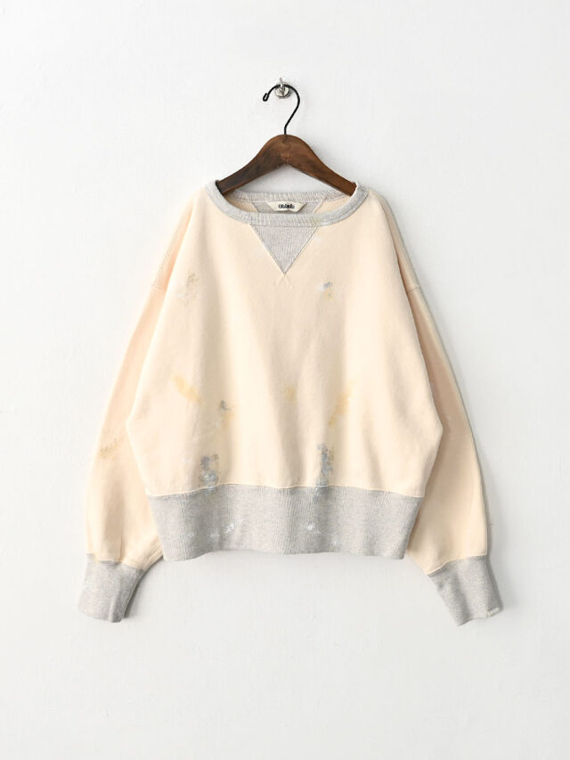 Oblada(オブラダ)  PAINT W GAZETTE SWEAT