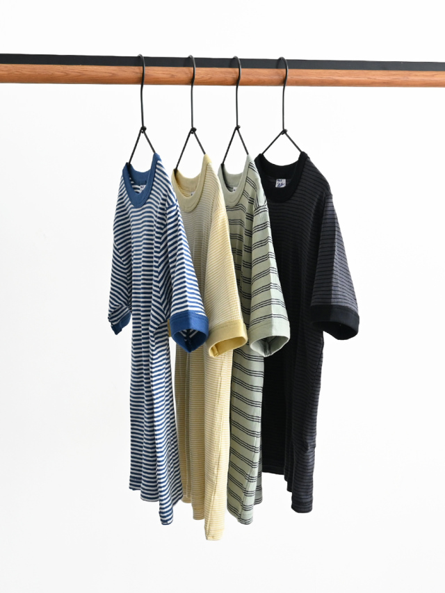 Robert P.miller (ロバート・ピー・ミラー)  Panel-rib T-shirt