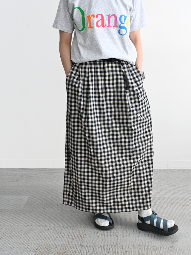 Oblada(オブラダ) GINGHAM CHECK SKIRT