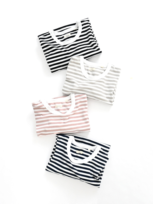 【40%OFF】nanamica（ナナミカ） COOLMAX Stripe Jersey Tee