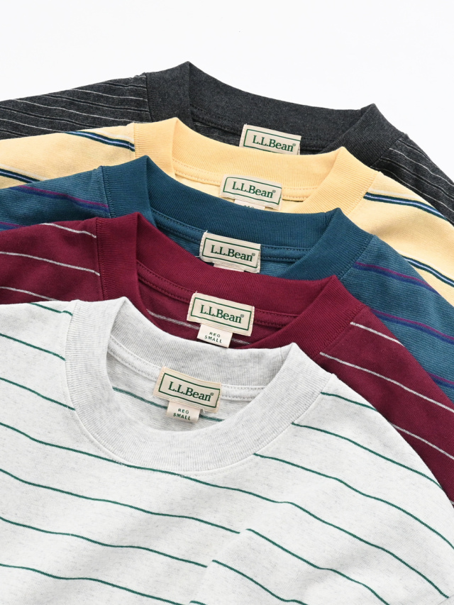 L.L.Bean(エルエルビーン) ユニオン・ロングスリーブ・ストライプTシャツ