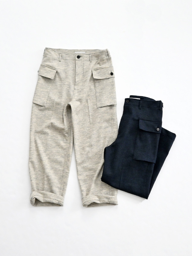【40%OFF】HATSKI(ハツキ) Wool Cargo Pants -HTK-24024