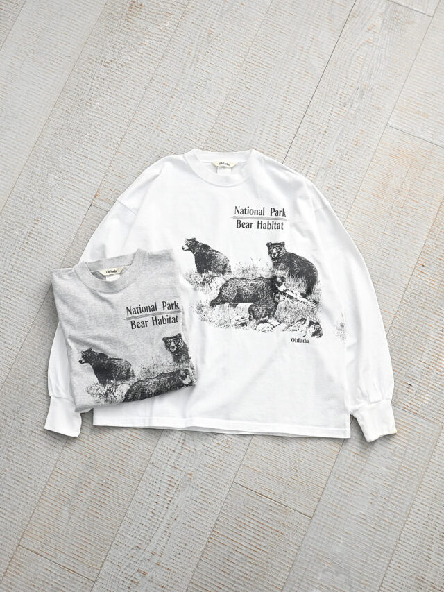 Oblada(オブラダ) BEAR LONG TEE