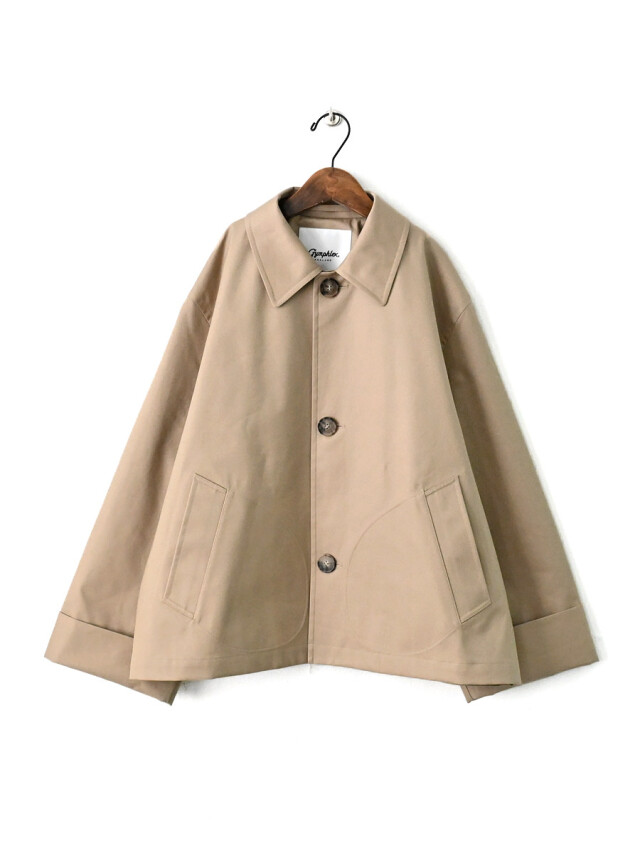 Gymphlex (ジムフレックス)　コットンギャバジン ショートコート