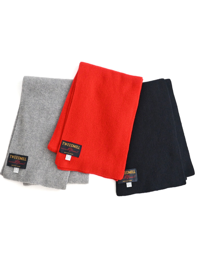 TWEED MILL (ツイードミル)　ラムウール マフラー