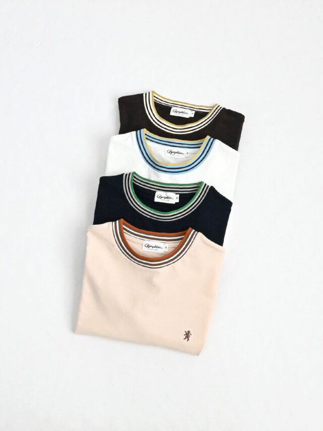 Gymphlex (ジムフレックス) クルーネック ラインTシャツ