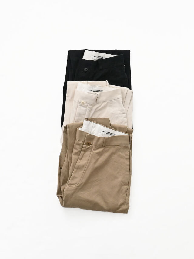 YAECA(ヤエカ) チノトラウザーズ-ワイドストレート (12052602)