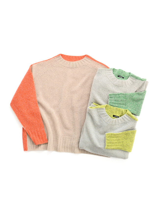 maillot エルボーパッチワッフルセーター maillot(マイヨ) Patch