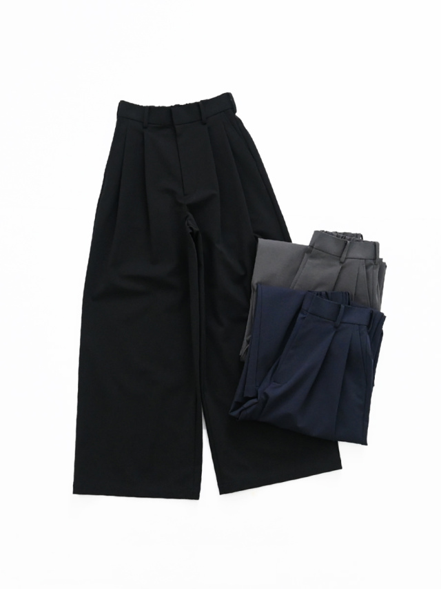 Graphpaper(グラフペーパー) Compact Ponte Two Tuck Wide Pants
