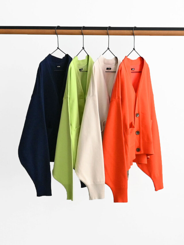 maillot (マイヨ)　V Neck Wide Cardigan (Vネックワイドカーディガン) MAK-26101 -ナイモノねだり